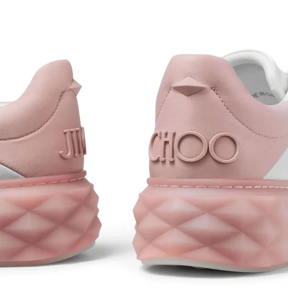 Jimmy Choo Diamond Maxi leather sneakers - Picture 5 of 5